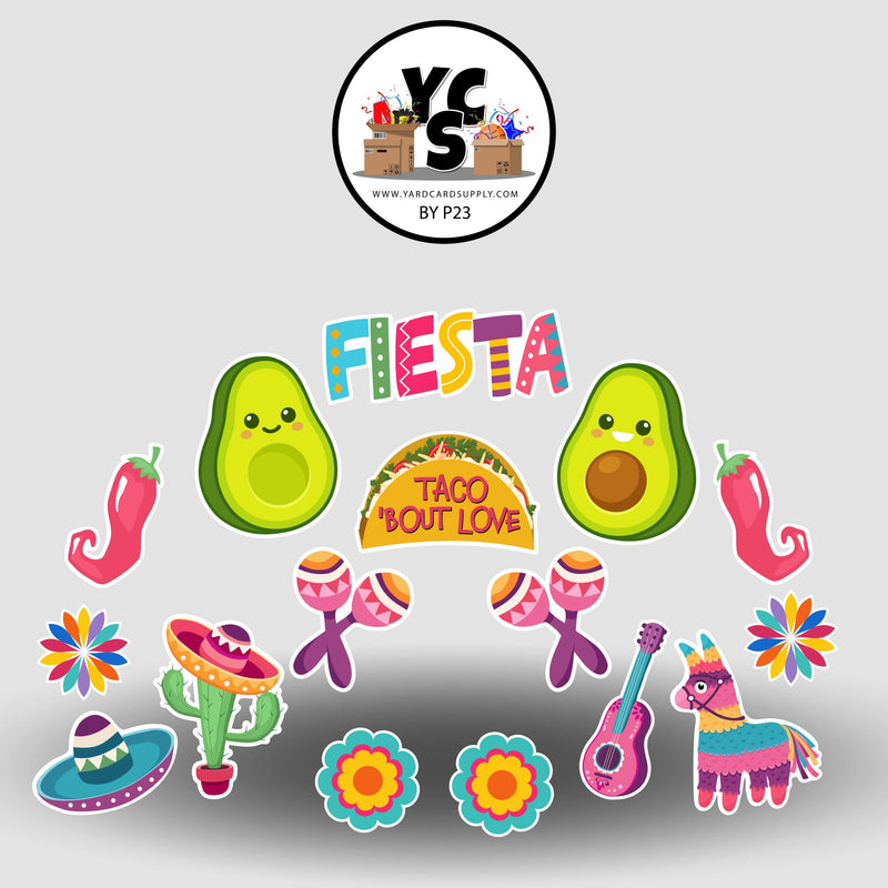 Avocado Taco Fiesta Accent Set