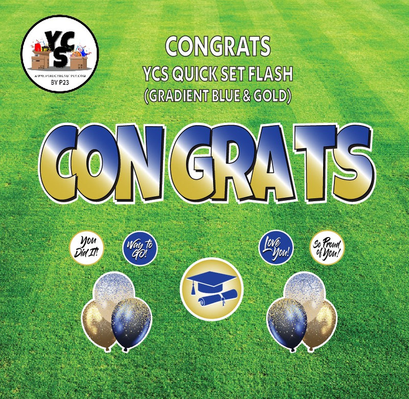 YCS FLASH® Quick Set - Congrats - Solid