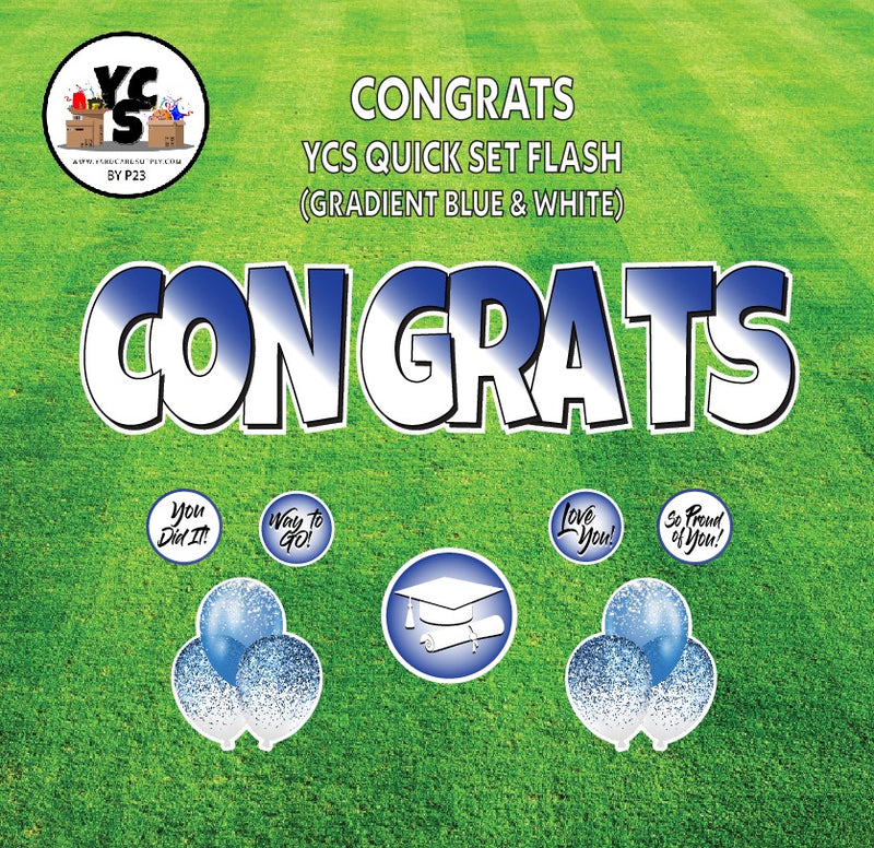 YCS FLASH® Quick Set - Congrats - Solid