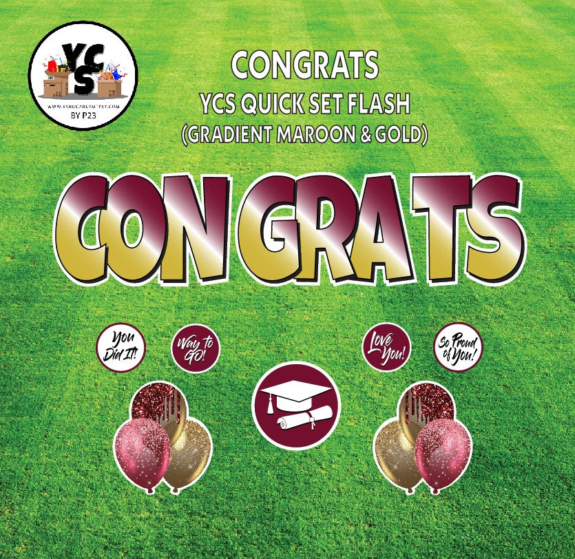 Gradient Maroon & Gold