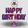 YCS FLASH® Quick Set Happy Birthday - Ombre Sparkle