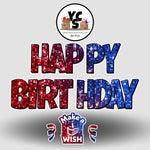 YCS FLASH® Quick Set Happy Birthday - Ombre Sparkle