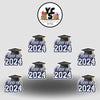 2024 Graduation Memory Maker Keepsake 23 Inch Grad Cap Color Splash