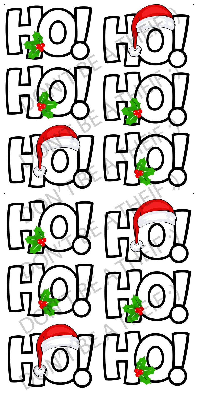 YCS File Download Ho Ho Ho Christmas Retail Sets