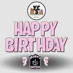 YCS FLASH® Quick Set Happy Birthday Lucky Guy Glitter