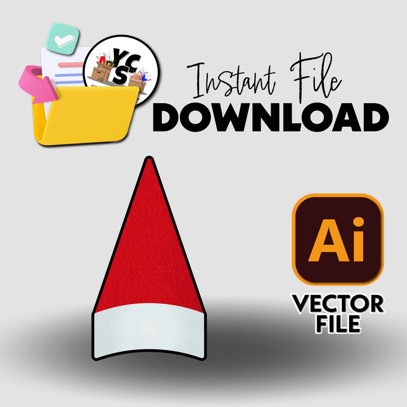 YCS Illustrator Asset IA Elf Arrival Hat