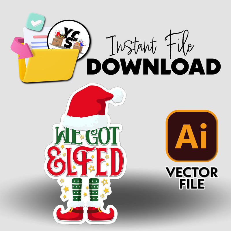 YCS Illustrator Asset IA We Got Elfed Flash