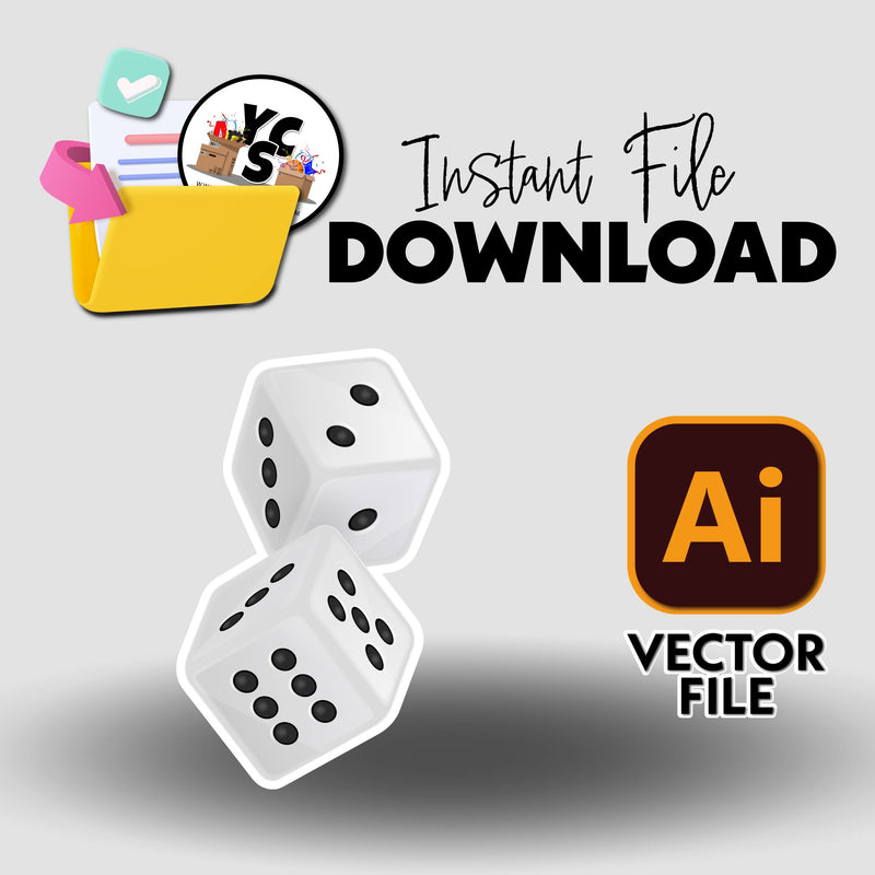 YCS Illustrator Asset 2025 Family Game Night Dice