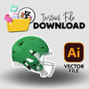 YCS Illustrator Asset Football 2025 Helmet