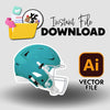 YCS Illustrator Asset Football 2025 Helmet
