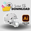 YCS Illustrator Asset Football 2025 Helmet