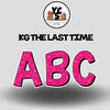 KG The Last Time 12 Inch GLITTER  ALPHABET SET