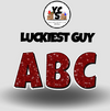 YCS FILE DOWNLOAD Lucky Guy Glitter Alphabet Set - 23 Inch