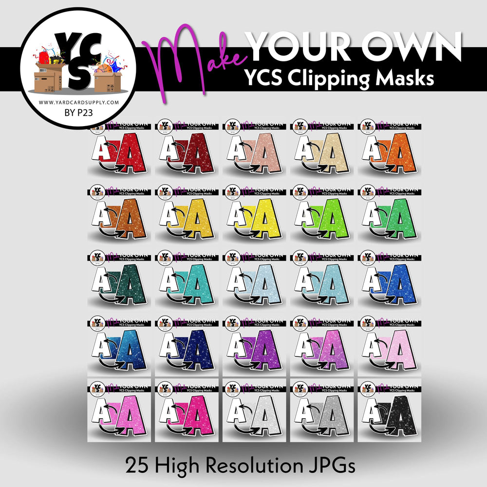 Glitter Clipping Mask Bundle 25 Images