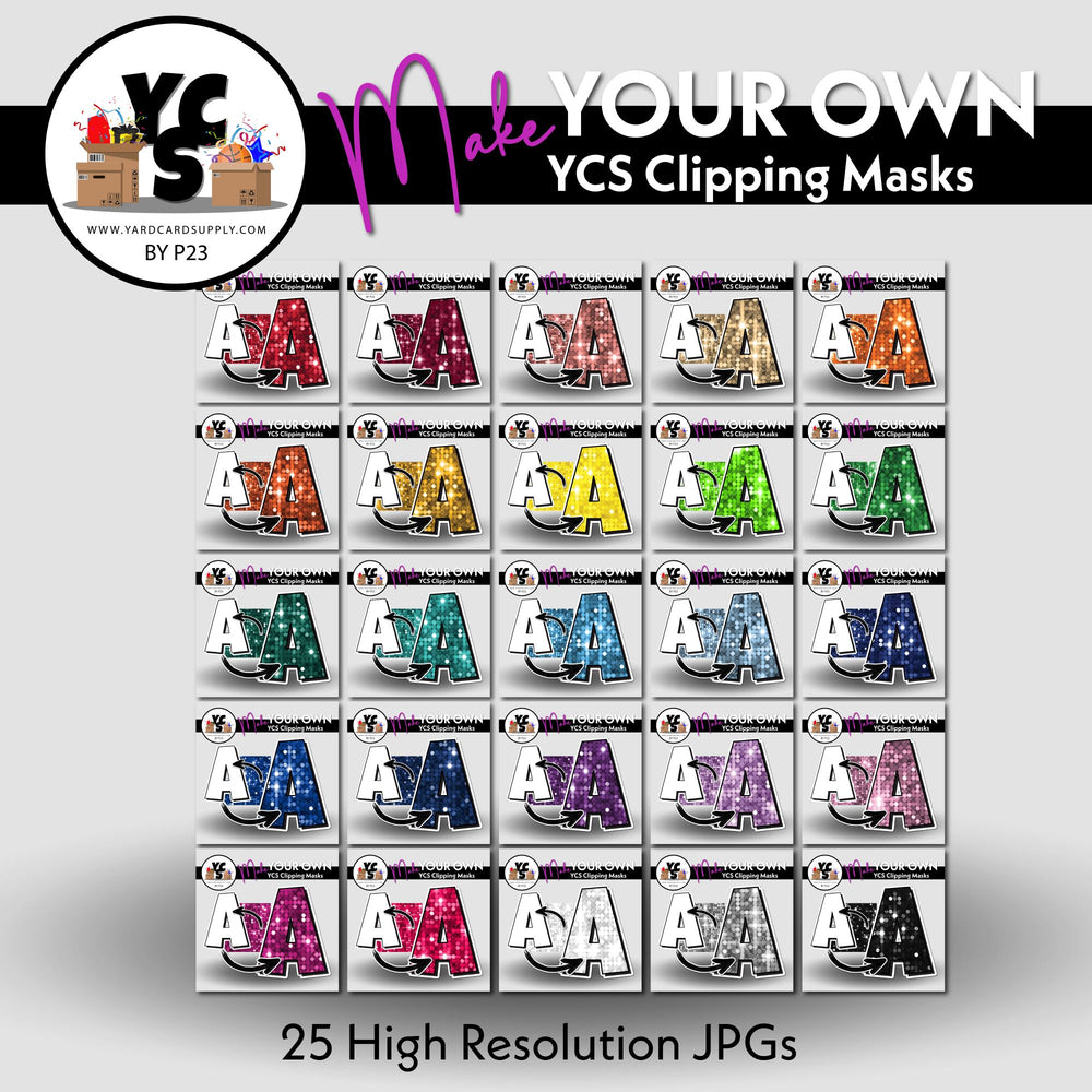 Sparkle Clipping Mask Bundle 25 Images