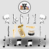 Marching Band Music and Instrument Accent Set