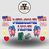 YCS Flash® Military Welcome Home Quick Set Flash & Flair FULL Set