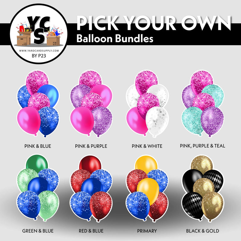 Pick 6 Balloon Bundles Mix and Match