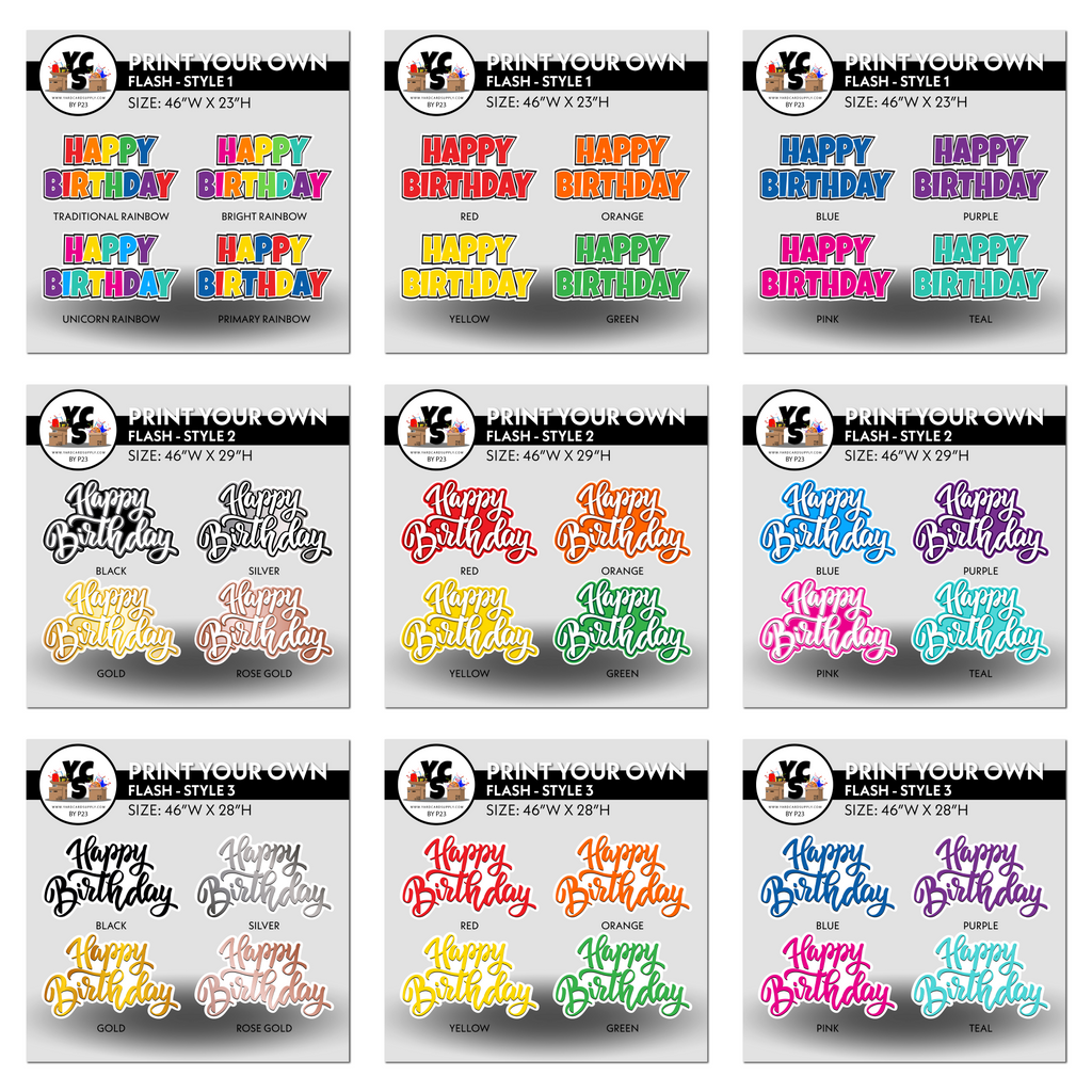 JUN 21 7PM WEBINAR: Print Your Own Happy Birthday Flash