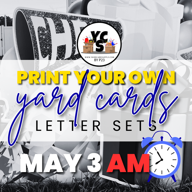 MAY 3rd AM WEBINAR: Nesting Letters & Numbers for Yard Card Printing