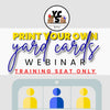 MAY 3rd WEBINAR TRAINING ONLY Nesting Letters & Numbers for Yard Card Printing