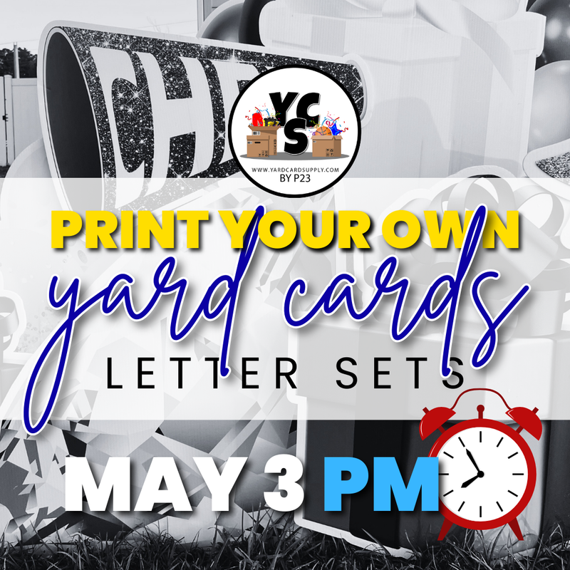 MAY 3rd PM WEBINAR: Nesting Letters & Numbers for Yard Card Printing