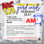 MAY 3rd WEBINAR TRAINING ONLY Nesting Letters & Numbers for Yard Card Printing