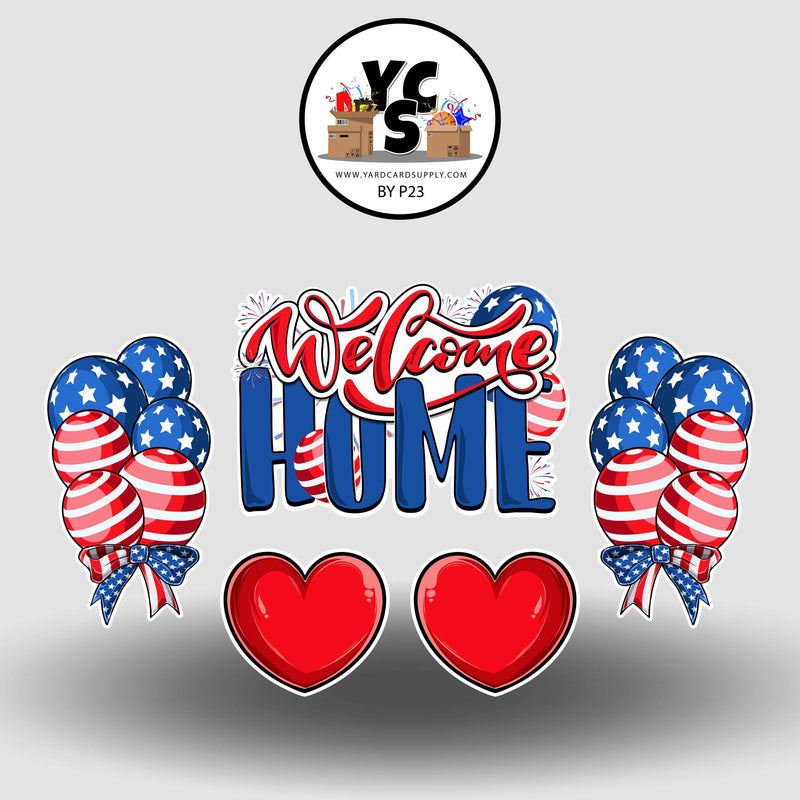 YCS Flash® Red White & BOOM Welcome Home Flash & Flair