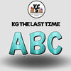 KG The Last Time 12 Inch GLITTER  ALPHABET SET