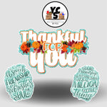 YCS FLASH® Plaid Thankful for You Set