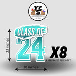 VARSITY Class of 2024 Graduation Memory Maker Keepsake 23 Inch