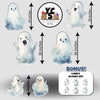 Watercolor Halloween Ghost Set