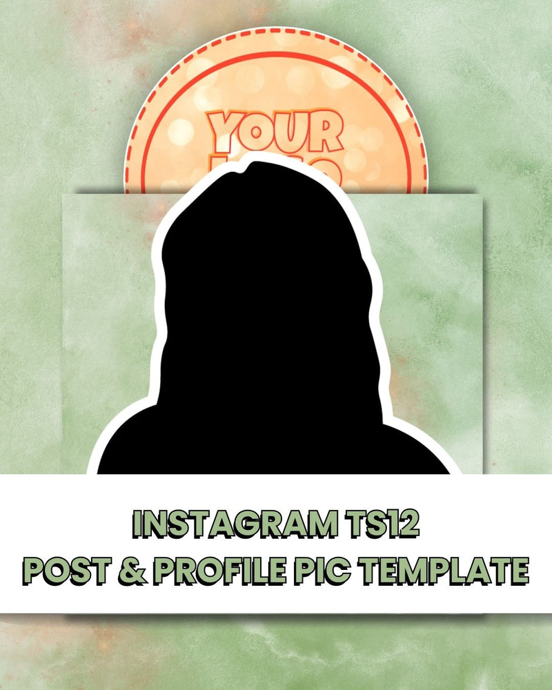 Taylor Swift TS12 Life of a Showgirl Inspired Profile Social Media Template