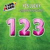 YCS Lucky Large Number Set Glitter Pink Gradient