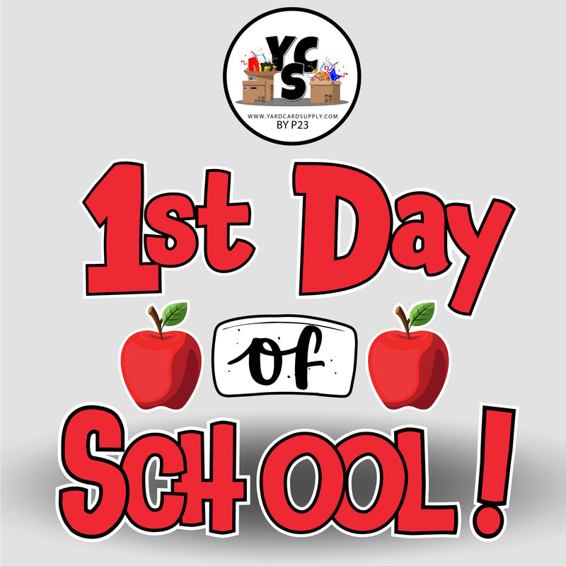 YCS File Download 1st Day of School YCS FLASH® Quick Set – Yard Card ...