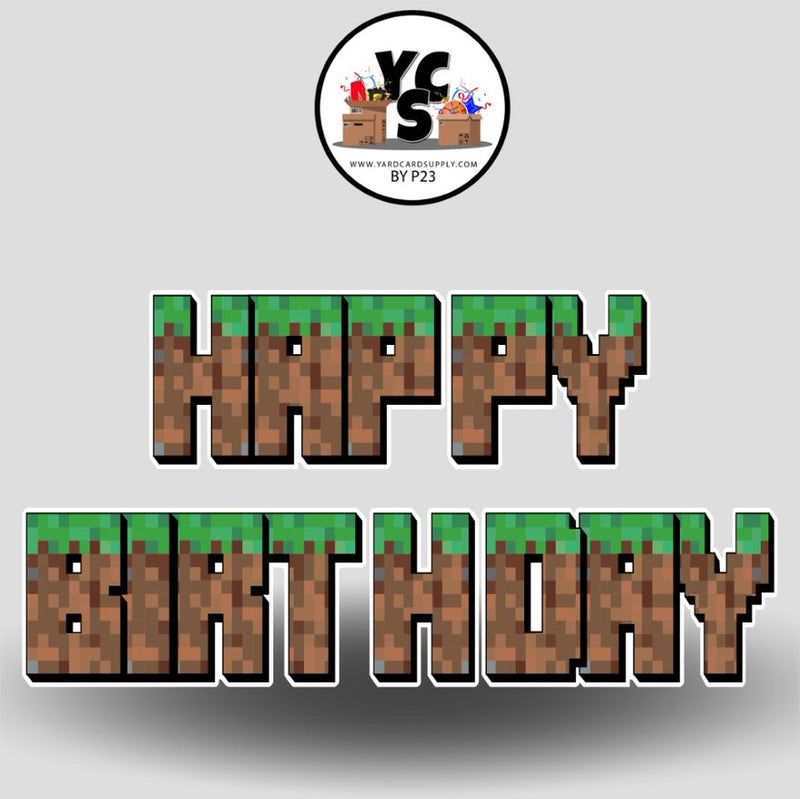 YCS FLASH® Quick Set Miner Birthday - 23 Inch