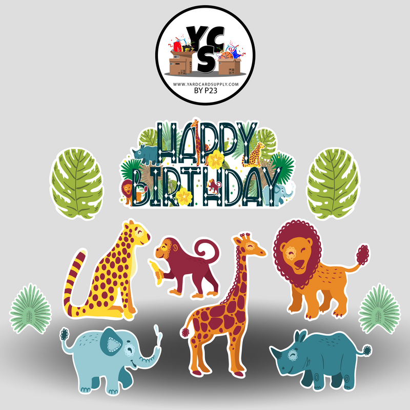 YCS FLASH® Animal Birthday Set
