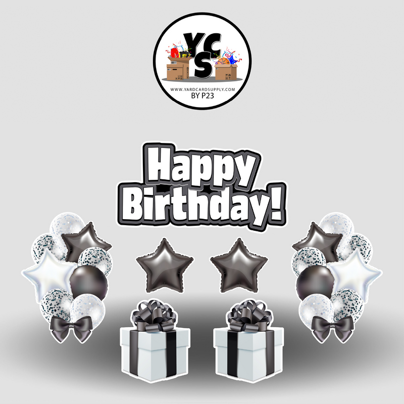 YCS FLASH® and Flair Block Letter Birthday