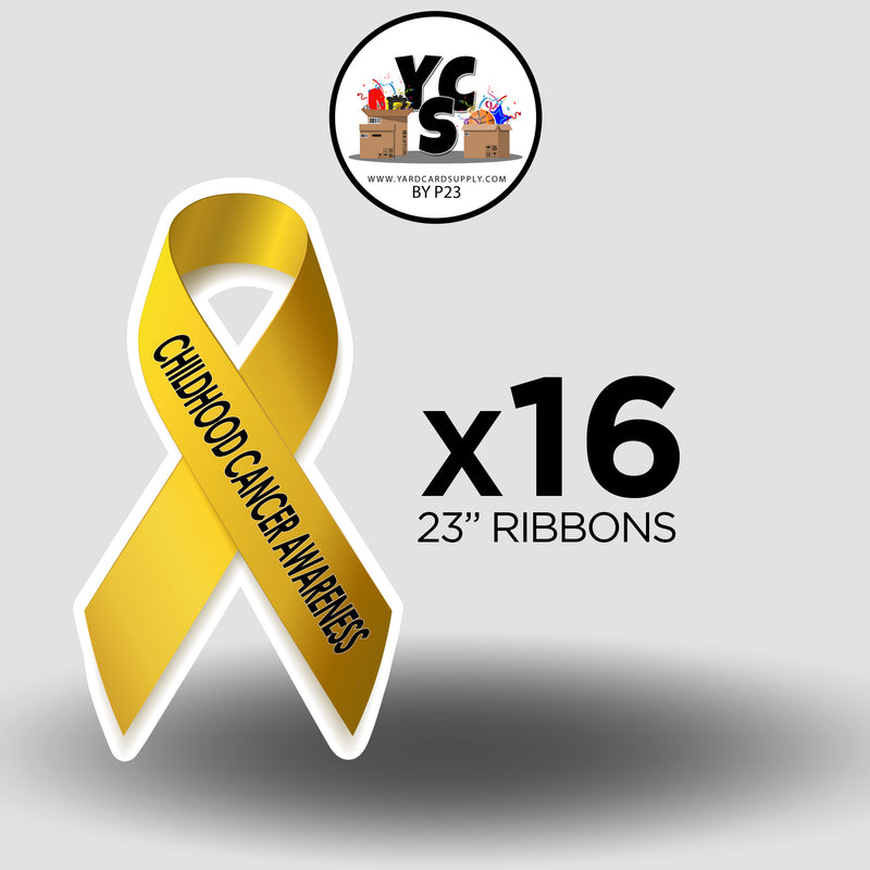 Childhood Cancer Ribbons - Cancer Awareness Set