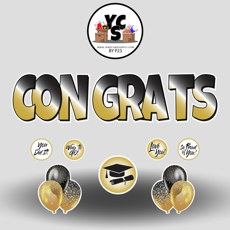 YCS FLASH® Quick Set - Congrats - Gradient