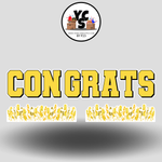 YCS FLASH® Quick Set - Varsity Congrats