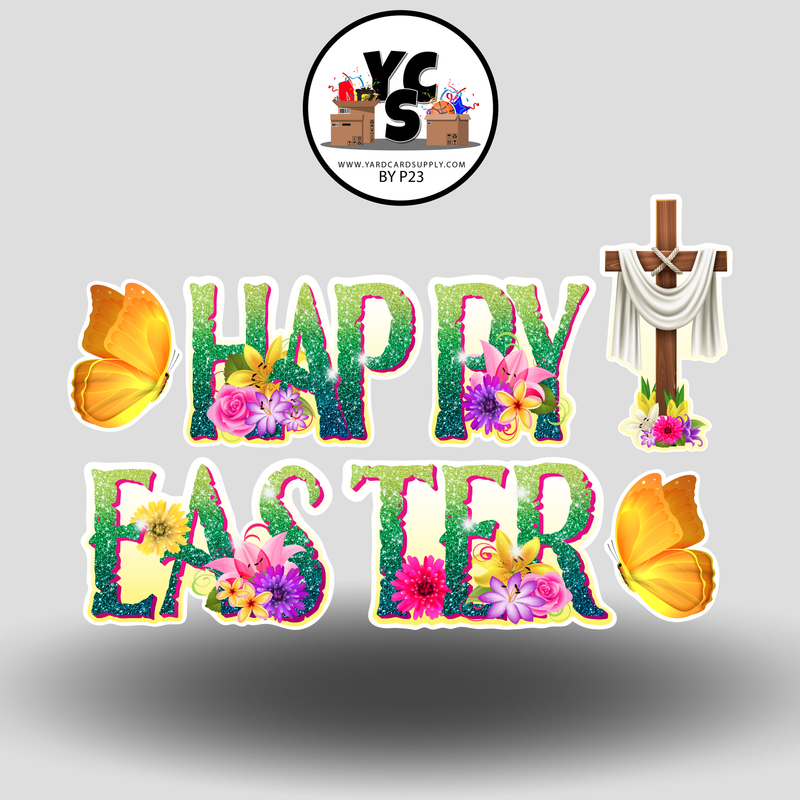 YCS FLASH® Quick Set Easter at the Cross - 23"