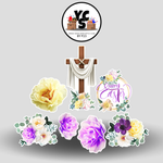 YCS FLASH® Happy Easter Cross Garden Collection
