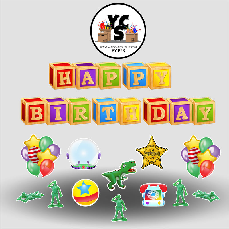 YCS FLASH® Quick Set Playroom Birthday