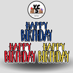 YCS FLASH® Happy Birthday Fun Style Combo Set