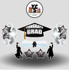YCS FLASH® and Flair Congrats Grad Cap Graduation Set