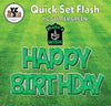 YCS FLASH® Quick Set KG Glitter Happy Birthday