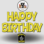 YCS FLASH® Quick Set KG Glitter Happy Birthday