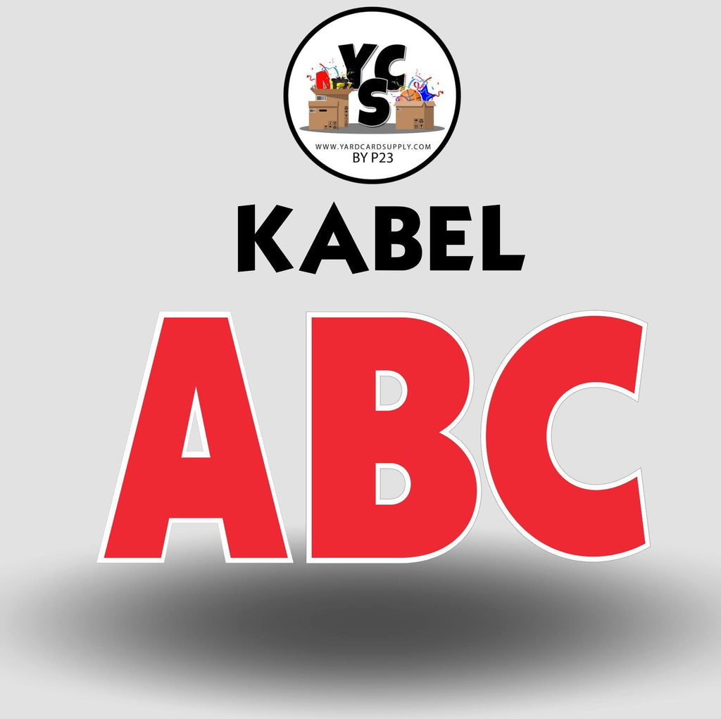 KABEL 18 Inch SOLID VOWEL & CONSONANT Set