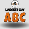 YCS FILE DOWNLOAD Lucky Guy Glitter Alphabet Set - 23 Inch